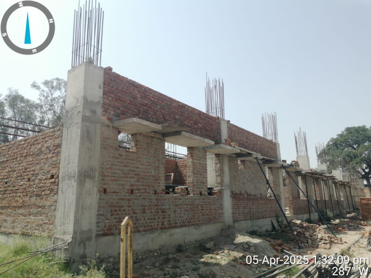 Construction work of 50 bedded Critical Care Block Hospital in Autonomous State Medical College, Basti under Prime Minister Ayushman Bharat Health Infrastructure Mission 